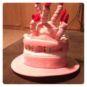 Happy Birthday cake hat